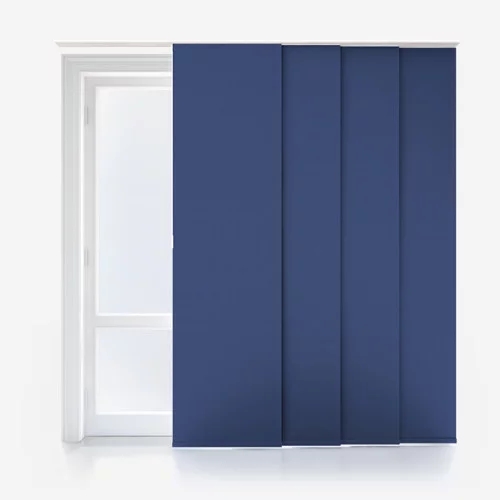 Vivienne Blackout Denim Blue Panel Blind | Blinds.Online