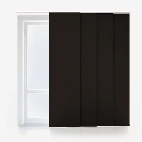 Vivienne Blackout Espresso Panel Blind | Blinds.Online