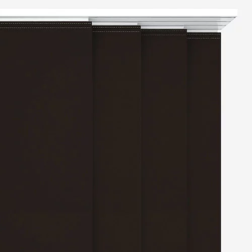 Vivienne Blackout Espresso Panel Blind | Blinds.Online