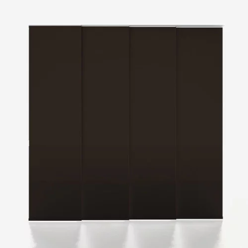 Vivienne Blackout Espresso Panel Blind | Blinds.Online