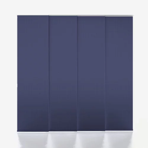 Vivienne Blackout Indigo Panel Blind | Blinds.Online