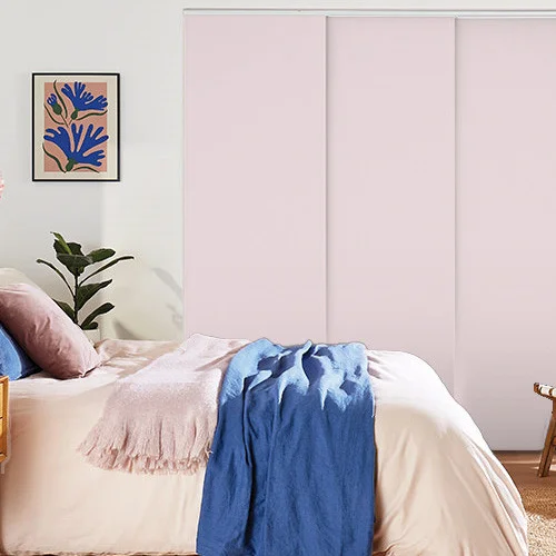 Vivienne Blackout Peony Pink Panel Blind | Blinds.Online