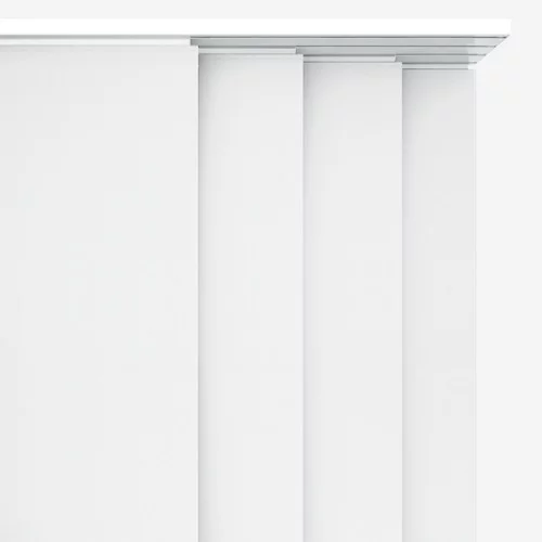 Vivienne Blackout Porcelain White Panel Blind | Blinds.Online