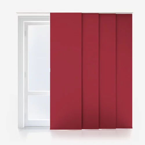 Vivienne Blackout Red Panel Blind | Blinds.Online