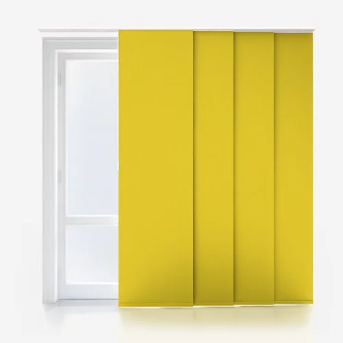 Vivienne Blackout Sunshine Yellow Panel Blind | Blinds.Online