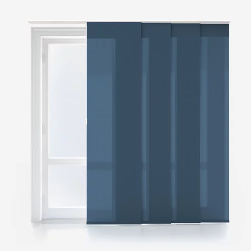 Vivienne Dimout Airforce Blue Panel Blind | Blinds.Online