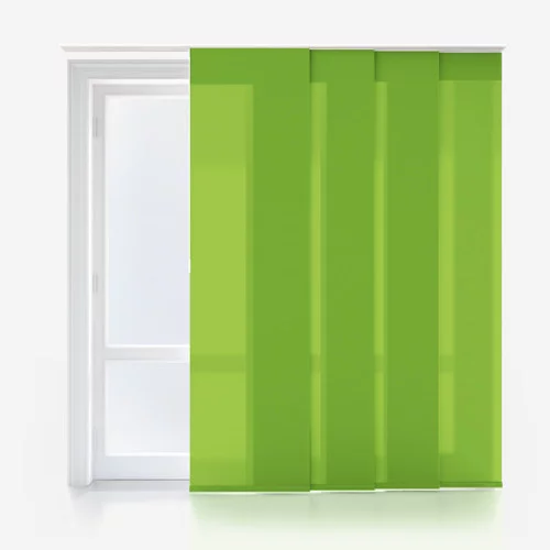 Vivienne Dimout Apple Green Panel Blind | Blinds.Online