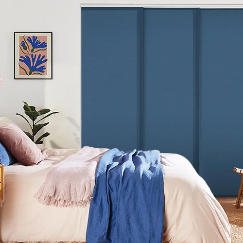 Vivienne Dimout Azure Panel Blind | Blinds.Online