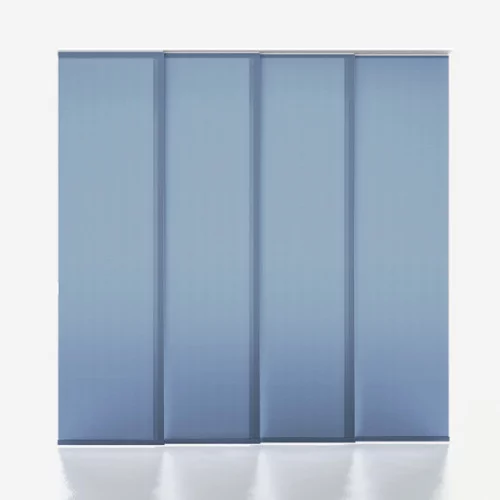 Vivienne Dimout Denim Blue Panel Blind | Blinds.Online