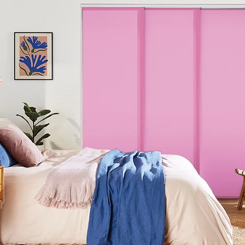 Vivienne Dimout Hot Pink Panel Blind | Blinds.Online