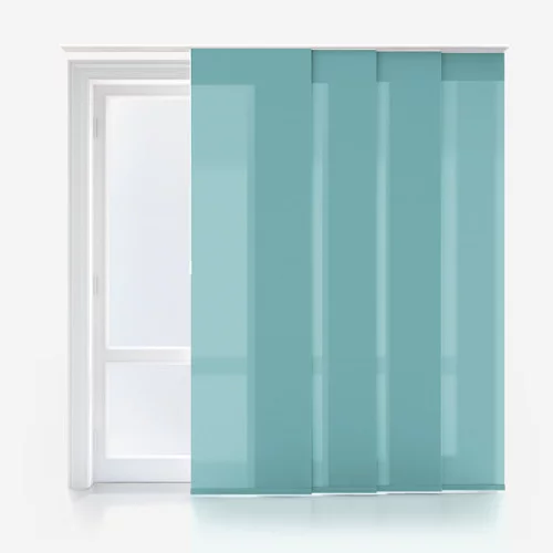 Vivienne Dimout Ocean Green Panel Blind | Blinds.Online