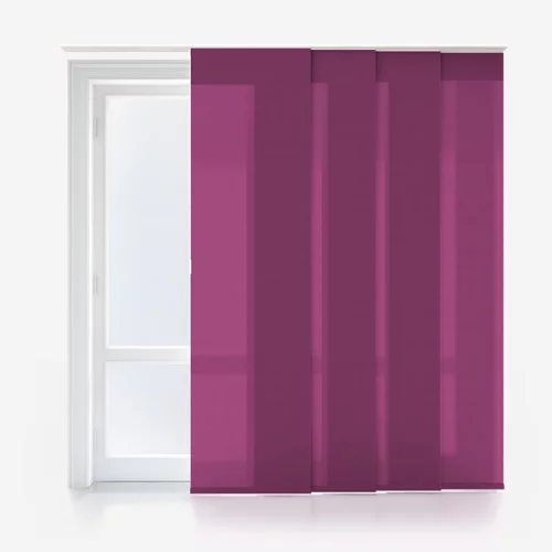 Vivienne Dimout Plum Panel Blind | Blinds.Online