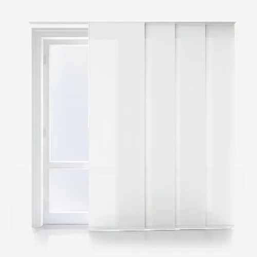 Vivienne Dimout Porcelain White Panel Blind | Blinds.Online