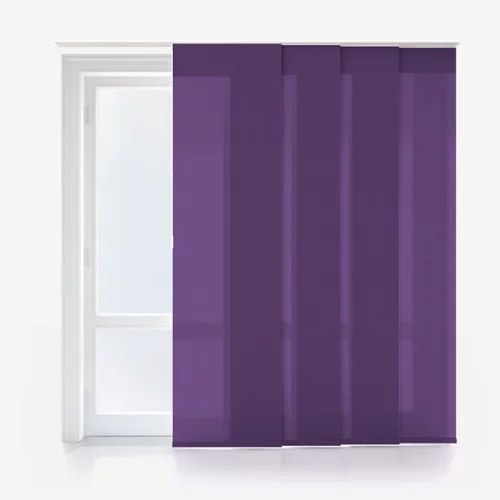 Vivienne Dimout Purple Panel Blind | Blinds.Online