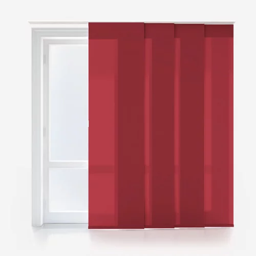 Vivienne Dimout Red Panel Blind | Blinds.Online