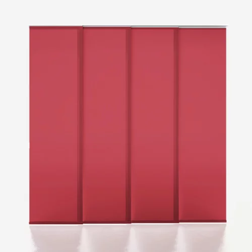 Vivienne Dimout Red Panel Blind | Blinds.Online