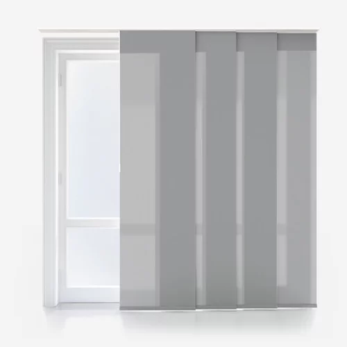 Vivienne Dimout Storm Grey Panel Blind | Blinds.Online