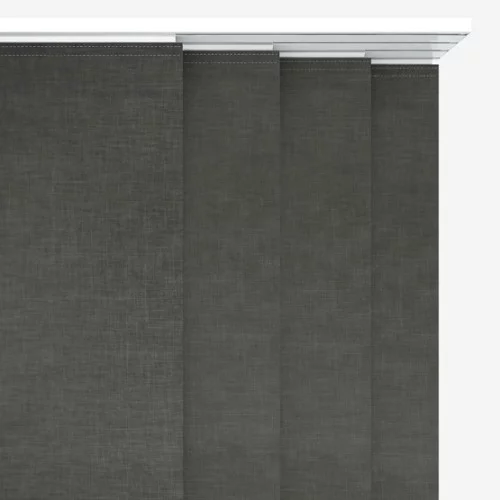 Winona Blackout Slate Grey Panel Blind | Blinds.Online