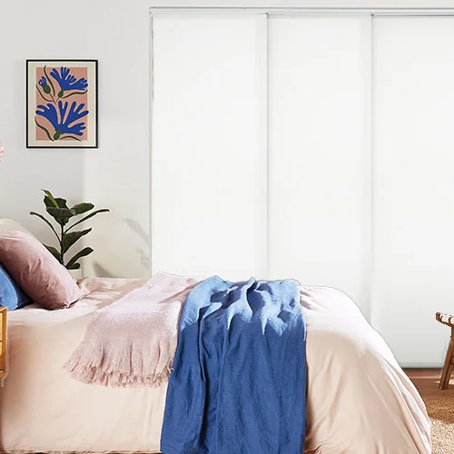 Winona White Panel Blind | Blinds.Online