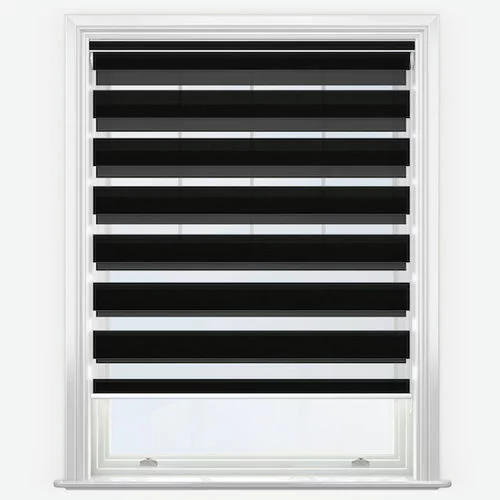 Veneto Jet Black Perfect Fit Day and Night | Blinds.Online