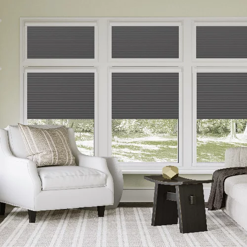 Agustus Anthracite Perfect Fit Honey Comb Blind | Blinds.Online