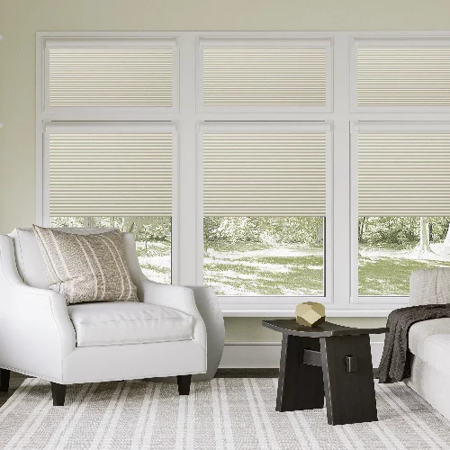 Agustus Blackout Cream Perfect Fit Honey Comb Blind | Blinds.Online