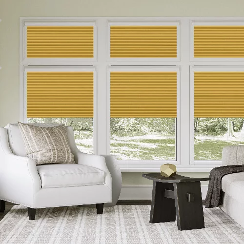 Allium Ochre Perfect Fit Honey Comb Blind | Blinds.Online