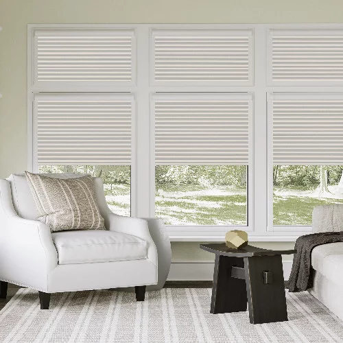 Allium White Mist Perfect Fit Honey Comb Blind | Blinds.Online