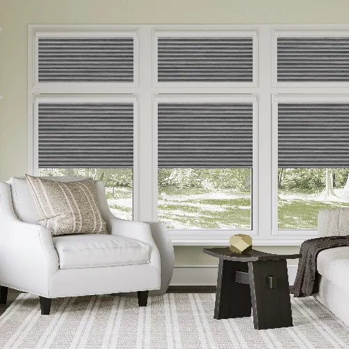 Array Charcoal Perfect Fit Honey Comb Blind | Blinds.Online