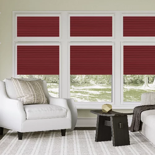 Darwin Burgundy Perfect Fit Honey Comb Blind | Blinds.Online