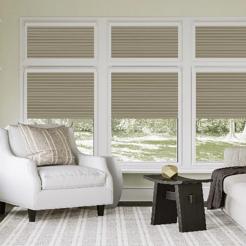 Darwin Fawn Perfect Fit Honey Comb Blind | Blinds.Online