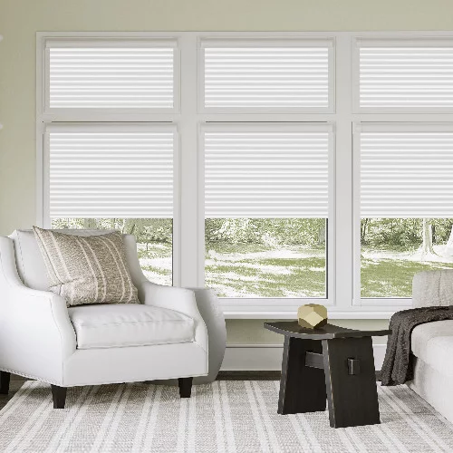 Forsythia Perla White Perfect Fit Honey Comb Blind | Blinds.Online