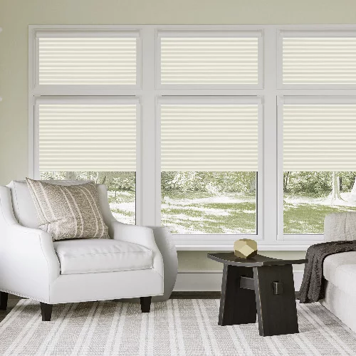 Glitzy Cream Perfect Fit Honey Comb Blind | Blinds.Online