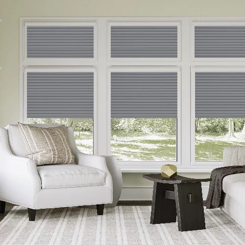 Glitzy Grey Perfect Fit Honey Comb Blind | Blinds.Online