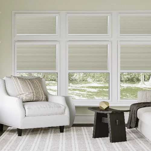 Primordial Blackout Cream Perfect Fit Honey Comb Blind | Blinds.Online