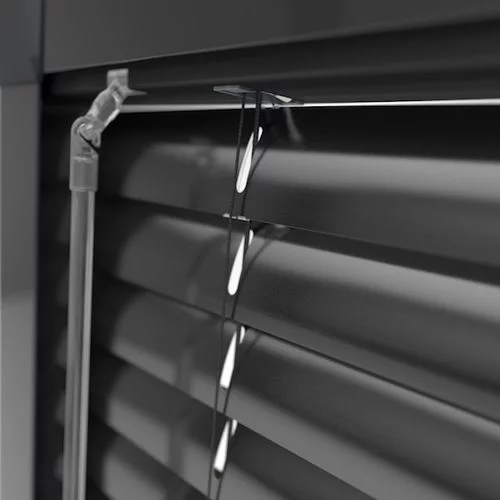 Seraphine Anthracite Grey Perfect Fit Metal Venetian Blind | Blinds.Online