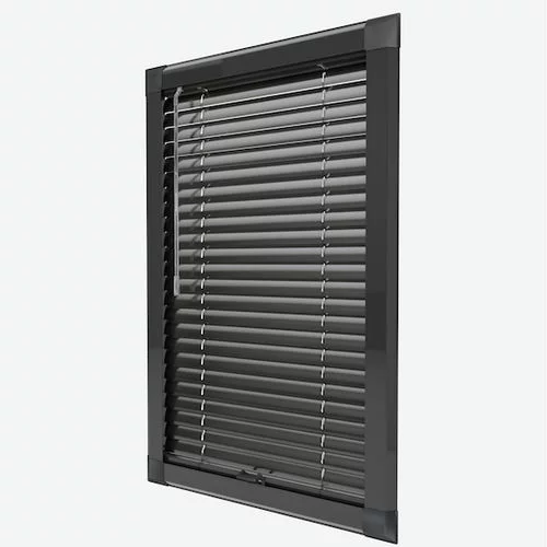 Seraphine Anthracite Grey Perfect Fit Metal Venetian Blind | Blinds.Online