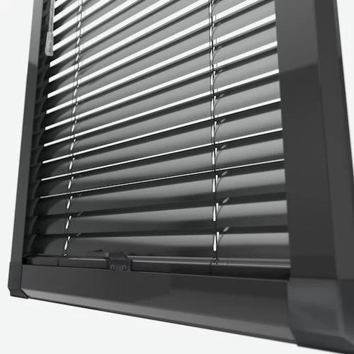 Seraphine Anthracite Grey Perfect Fit Metal Venetian Blind | Blinds.Online