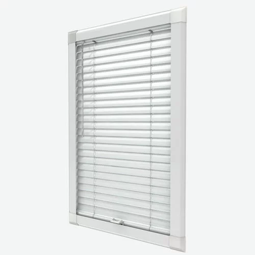 Seraphine White Perfect Fit Metal Venetian Blind | Blinds.Online