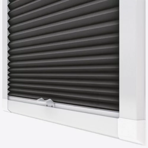 Agustus Anthracite Perfect Fit Pleated Blind | Blinds.Online