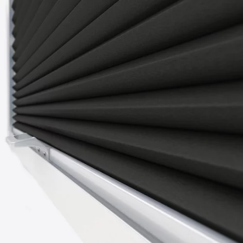 Agustus Anthracite Perfect Fit Pleated Blind | Blinds.Online