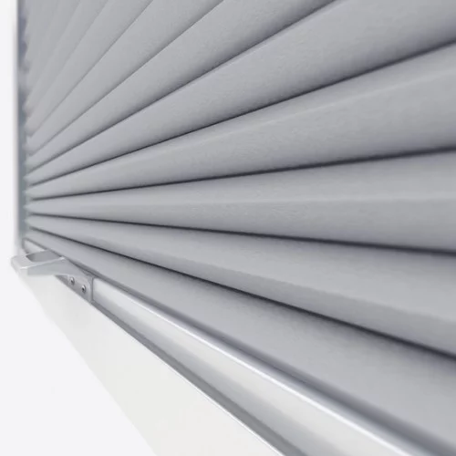 Agustus Blackout Dove Grey Perfect Fit Pleated Blind | Blinds.Online