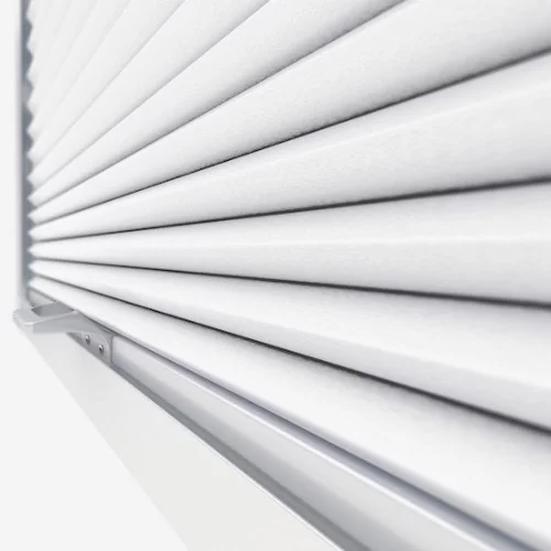 Agustus White Perfect Fit Pleated Blind | Blinds.Online