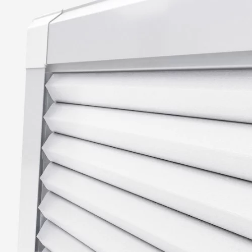 Agustus White Perfect Fit Pleated Blind | Blinds.Online