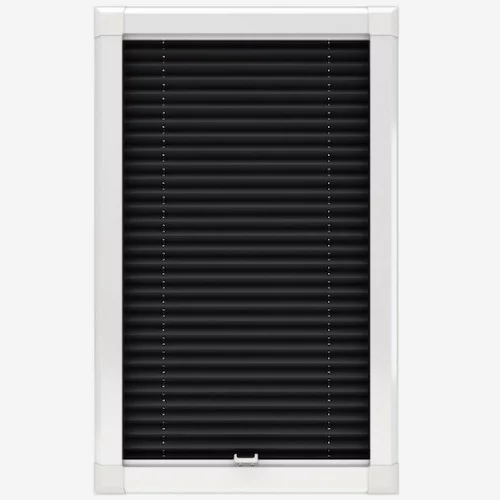 Arbor Jet Black Perfect Fit Pleated Blind | Blinds.Online