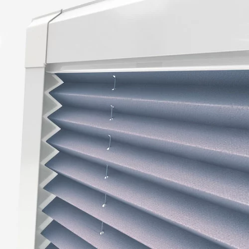 Arbor Sky Blue Perfect Fit Pleated Blind | Blinds.Online