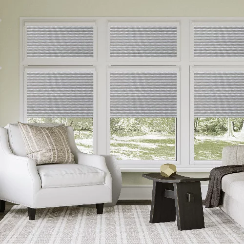 Averie Soft Grey Perfect Fit Pleated Blind | Blinds.Online