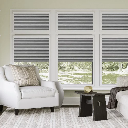 Caroline Slate Perfect Fit Pleated Blind | Blinds.Online