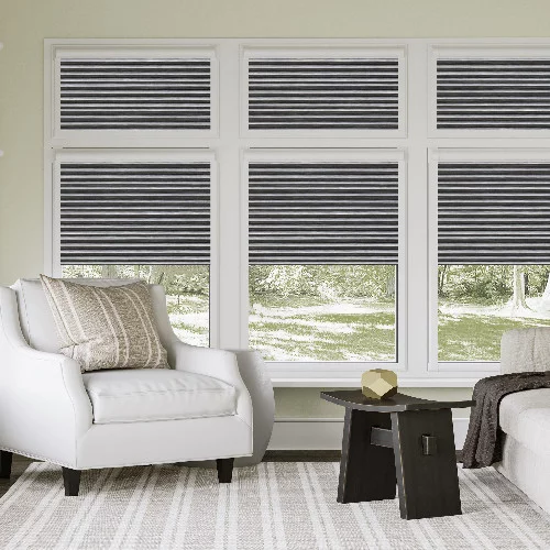 Della Slate Perfect Fit Pleated Blind | Blinds.Online