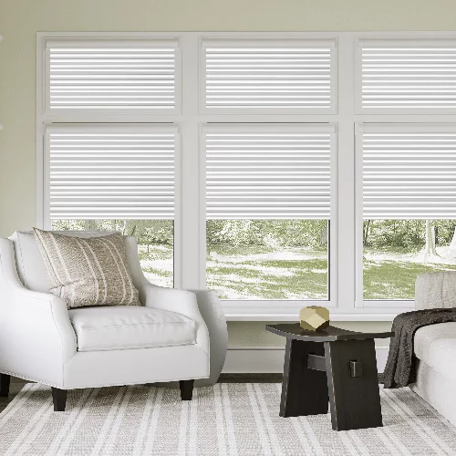 Gardenia Cumulus White Perfect Fit Pleated Blind | Blinds.Online